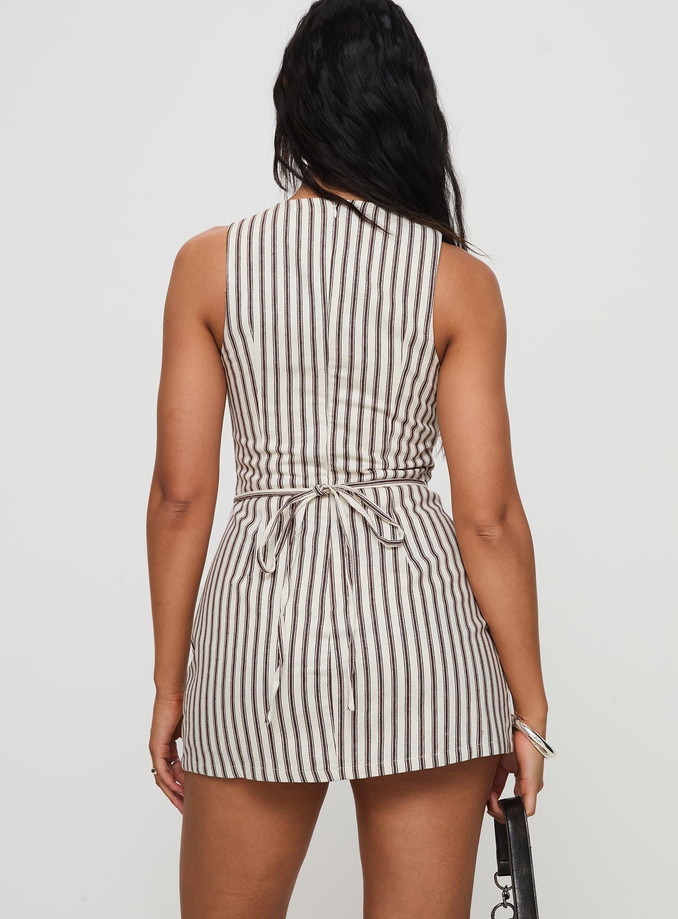 STRIPED MINI DRESS