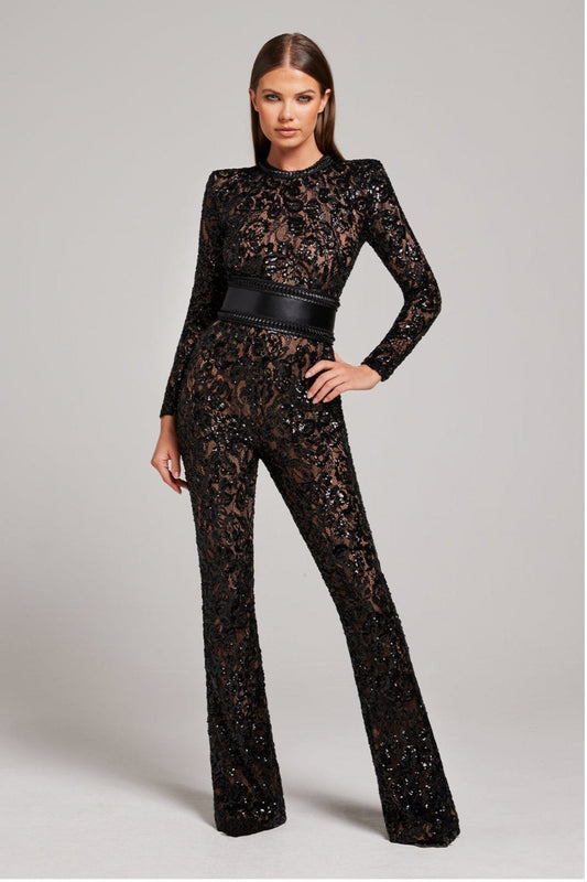 BELLA GLITTER JUMPSUIT